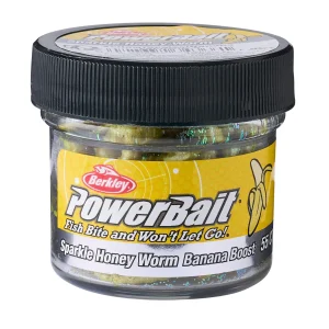 Berkley Sparkle Honey Worm 2,5cm Yellow/Scales