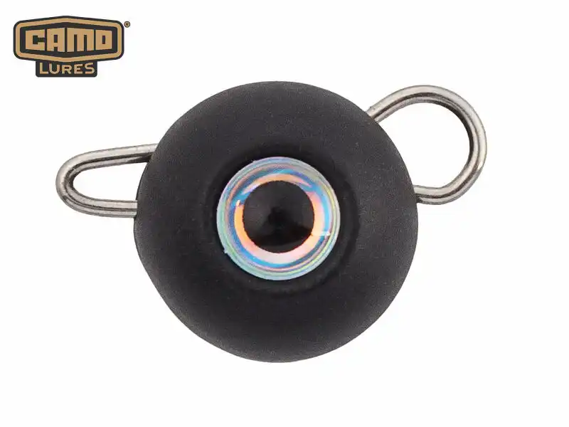 Camo Lures Tungsten Eyed Flex Head Black 3g