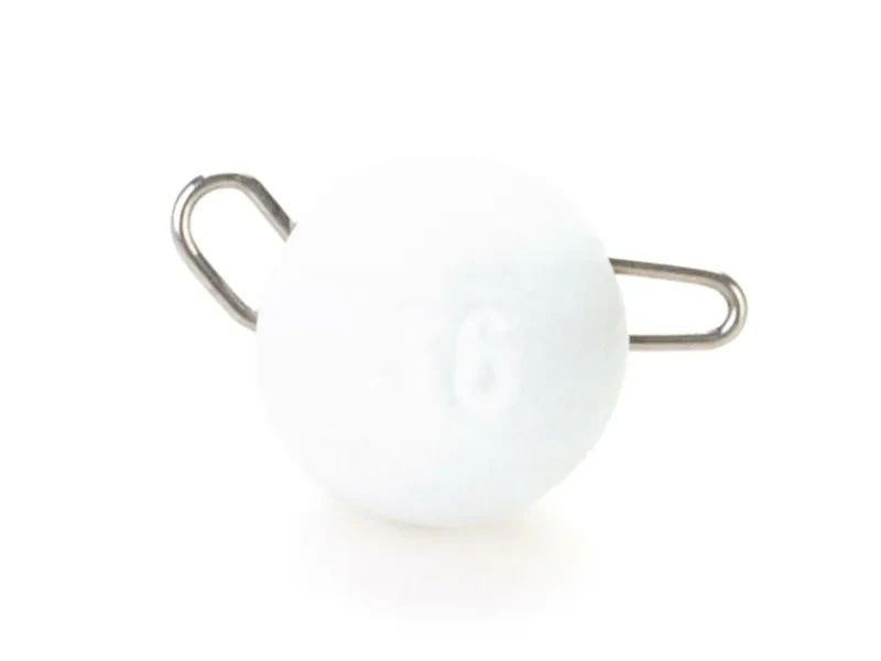 Camo Lures Tungsten Flexible Head White 2g