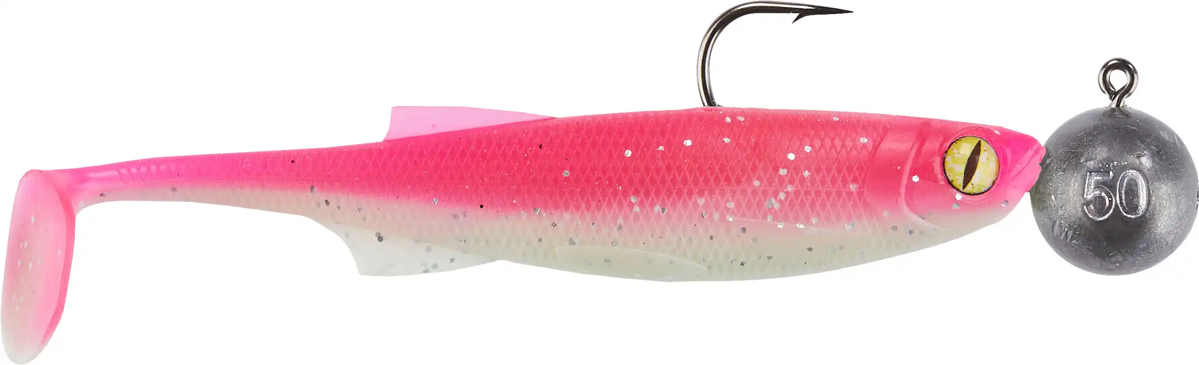 Balzer 71 Grad Nord Gummiset Pollack-Köhler 10+12cm, 30+50g Pink Weiss