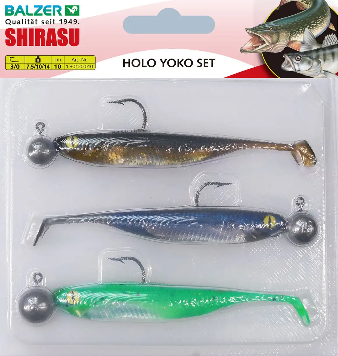 Balzer Holo Yoko Set 7g/5g/10g/14g 10cm