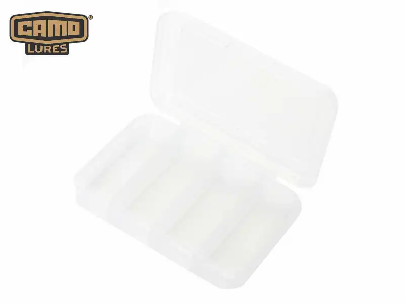 Camo Lures Tackle Box Mini Transparent 9,1x2,1x6,6cm