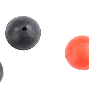 Balzer Gummiperlen 4mm Rot/Schwarz