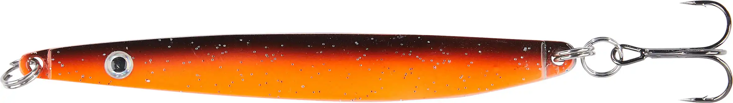 Balzer Meeforellenblinker 10cm 22g Orange/Schwarz Glitter