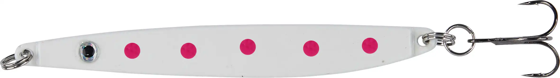 Balzer Meeforellenblinker 10cm 22g Weiß/Pink Spots