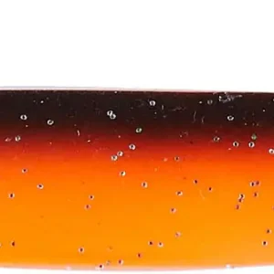 Balzer Meeforellenblinker 10cm 26g Orange/Schwarz Glitter
