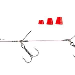 Balzer Shirasu Hecht-System Screw In mit Wechselgewicht #2 9cm Fluo Rot