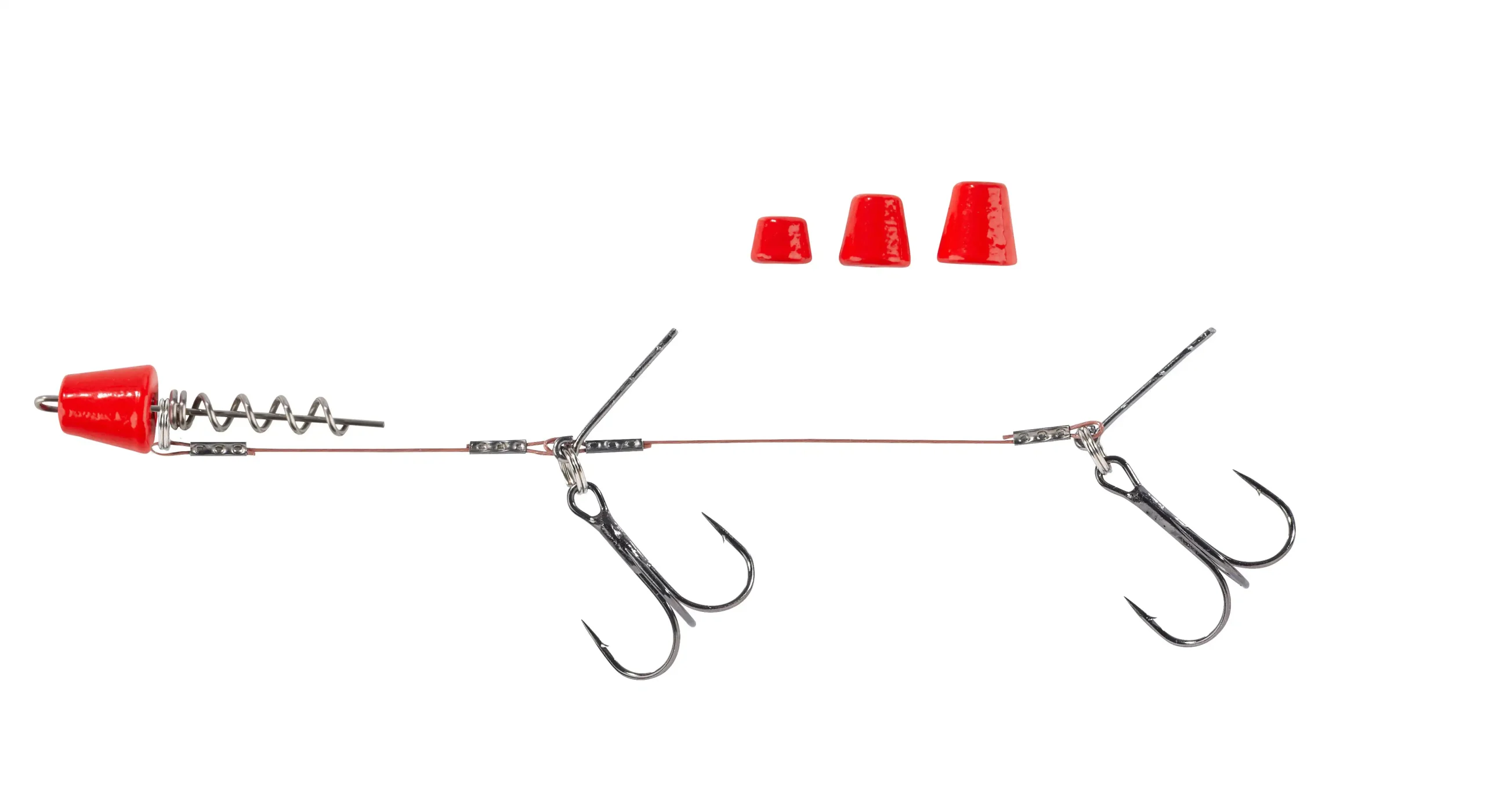 Balzer Shirasu Hecht-System Screw In mit Wechselgewicht #1/0 14cm Fluo Rot