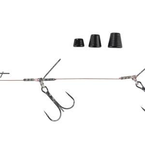 Balzer Shirasu Hecht-System Screw In mit Wechselgewicht #2 9cm Matt Schwarz