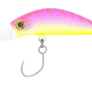 Bassday Mogul Minnow 35F Deep Area Forellenwobbler-P-431 Pink Back Tiger-Lime