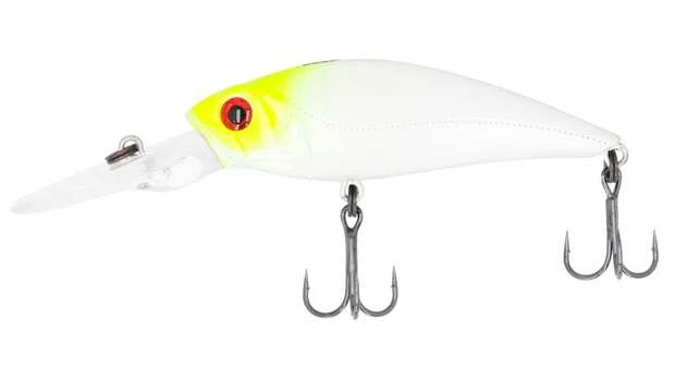 Bassday Mogul Shad 60SP 7g Wobbler Twitchbait-P-433 Pearl Shad / Lime