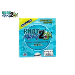 Aquateko Knot 2 Kinky 1×1 Titanium 9m 0,20mm 6lb