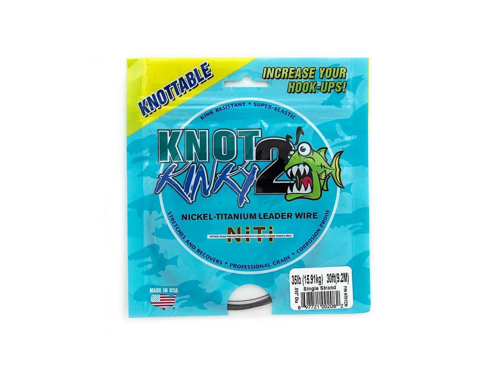 Aquateko Knot 2 Kinky 1x1 Titanium 9m 0,31mm 18lb