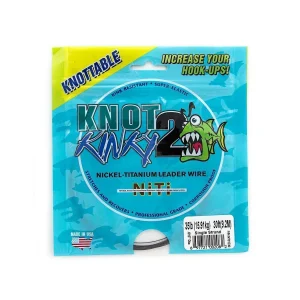 Aquateko Knot 2 Kinky 1×1 Titanium 9m 0,43mm 45lb