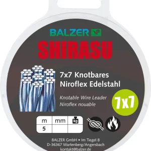 Balzer 7×7 Stahlvorfach 4kg 5m