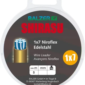 Balzer Shirasu 1×7 Stahlvorfach 6kg 5m