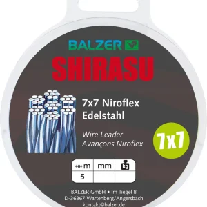 Balzer Shirasu 7×7 Stahlvorfach 13kg 5m
