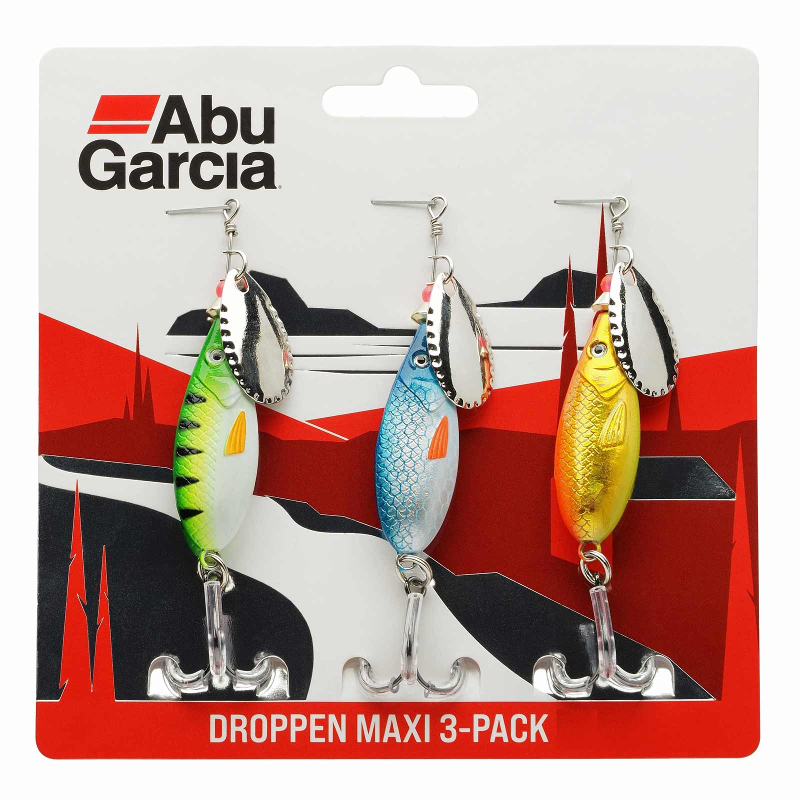 Abu Garcia Droppen Maxi 12,0g 3-Pack Spinner-Set