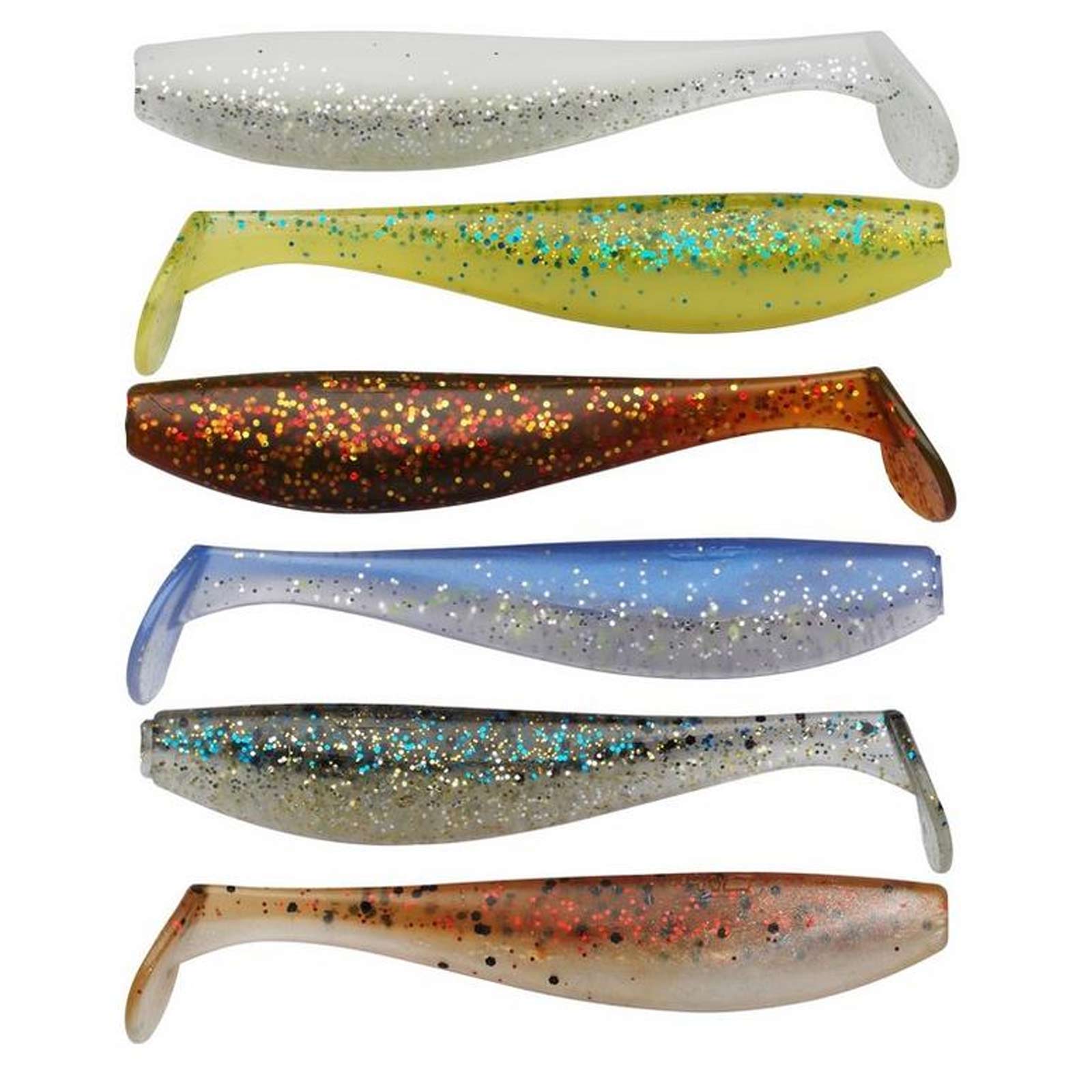 Abu Garcia Soft Bait Kit 8cm 6pcs Gummifisch-Set
