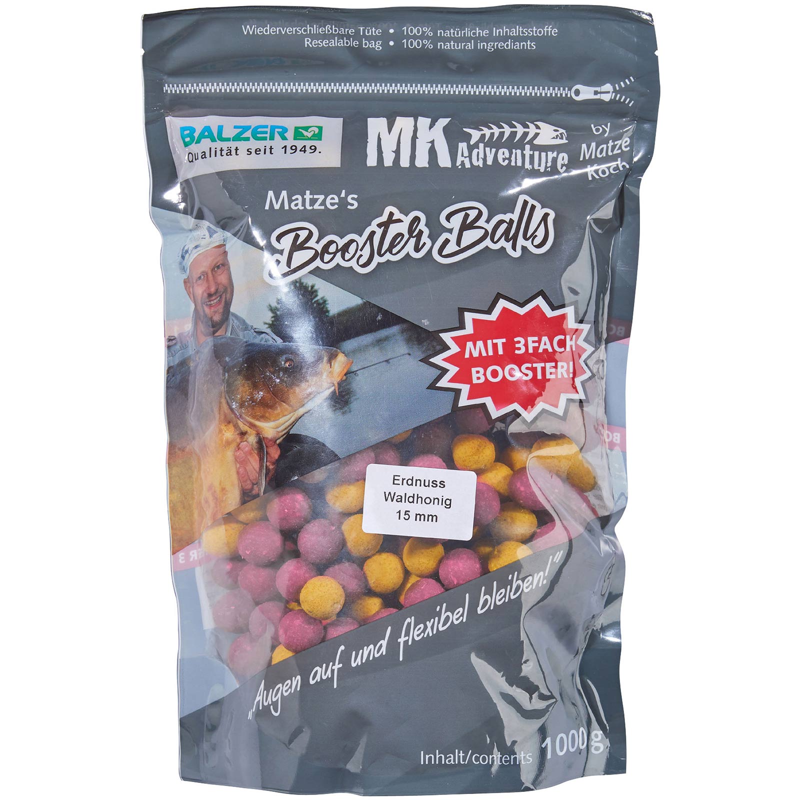 Balzer Matze Koch Erdnu/Waldh.15mm Booster Balls Boilies – Special Edition