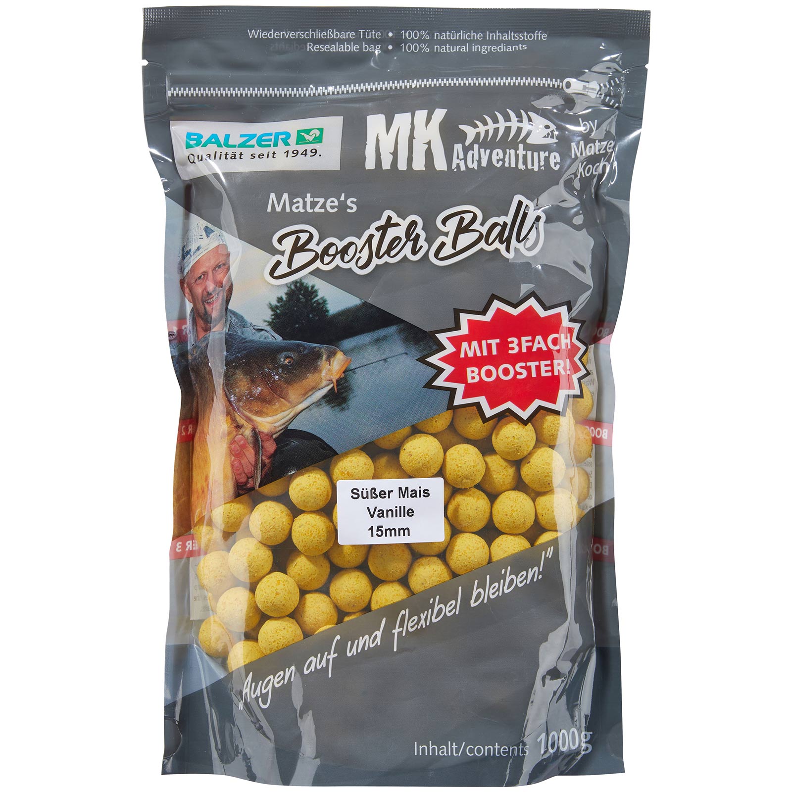 Balzer Matze Koch SüßMais/Vani15mm Booster Balls Boilies