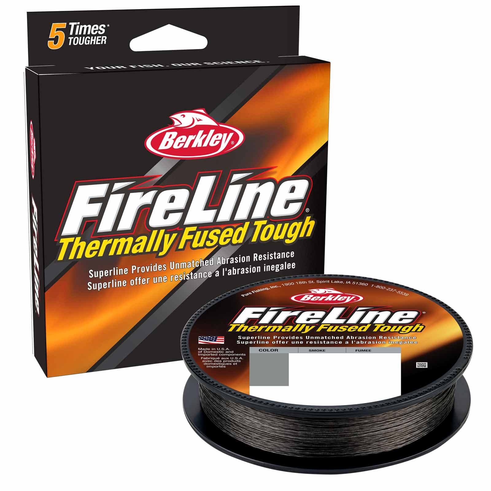 Berkley EU BUFLBULK6-42BKFRLNPS 0.12mmSMKE geflochtene Angelschnur Meterware