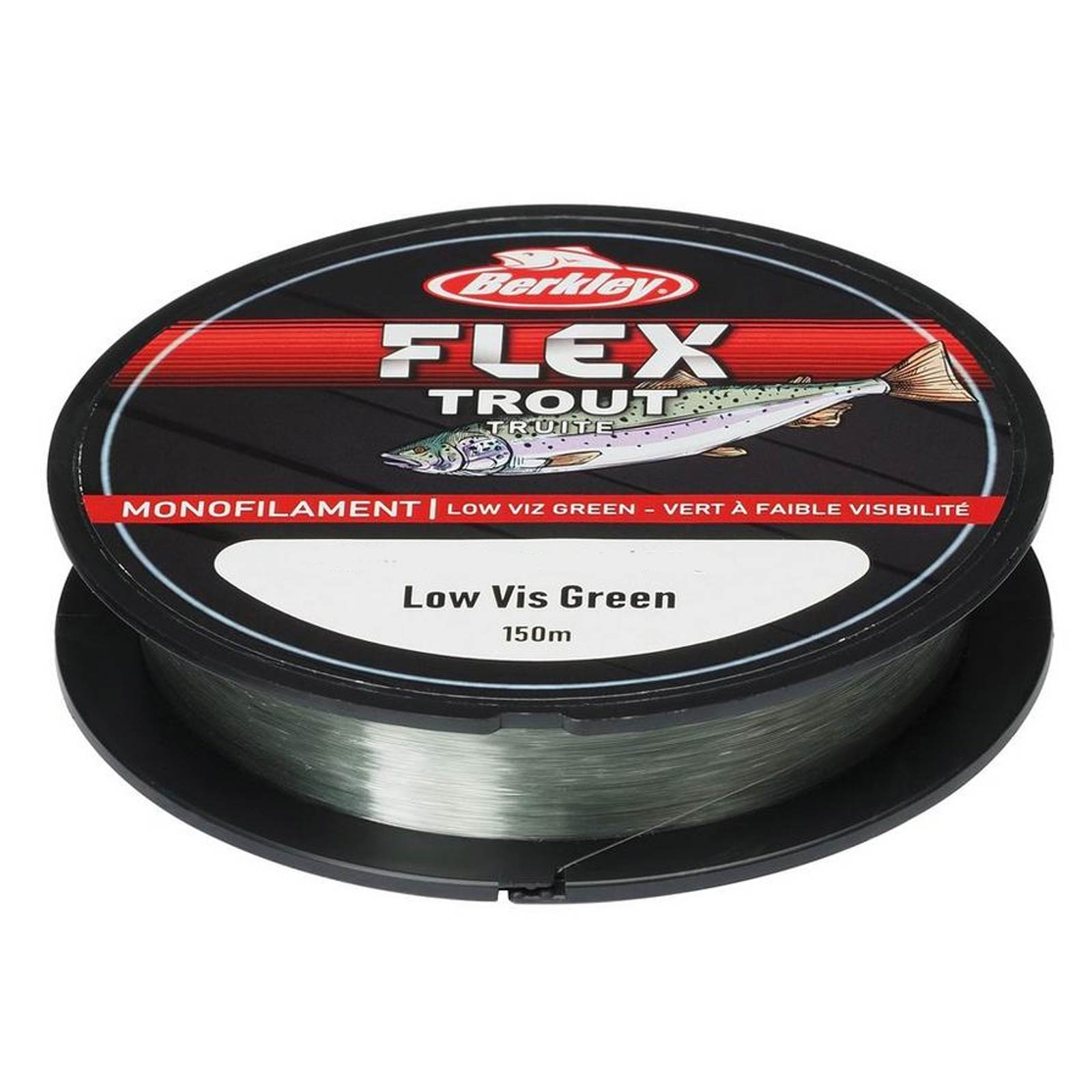 Berkley Flex Trout 150m 0,20mm LV Green Monofile Angelschnur