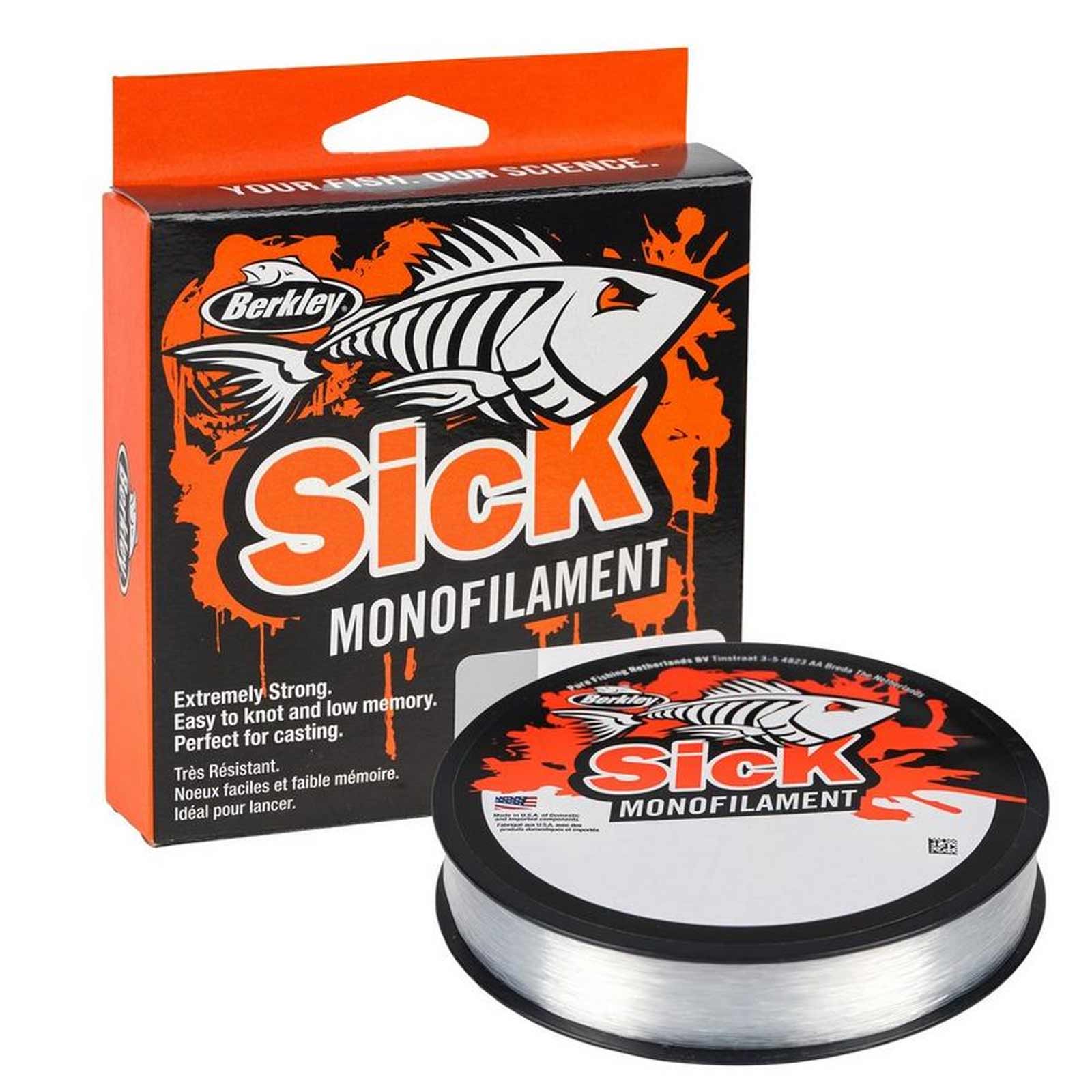 Berkley Sick Monofilament Clear 0,20mm 300m Monofile Angelschnur