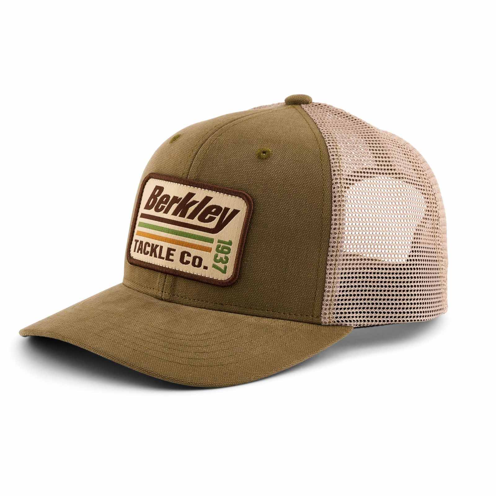 Berkley Striper Trucker Olive Khaki Trucker Cap