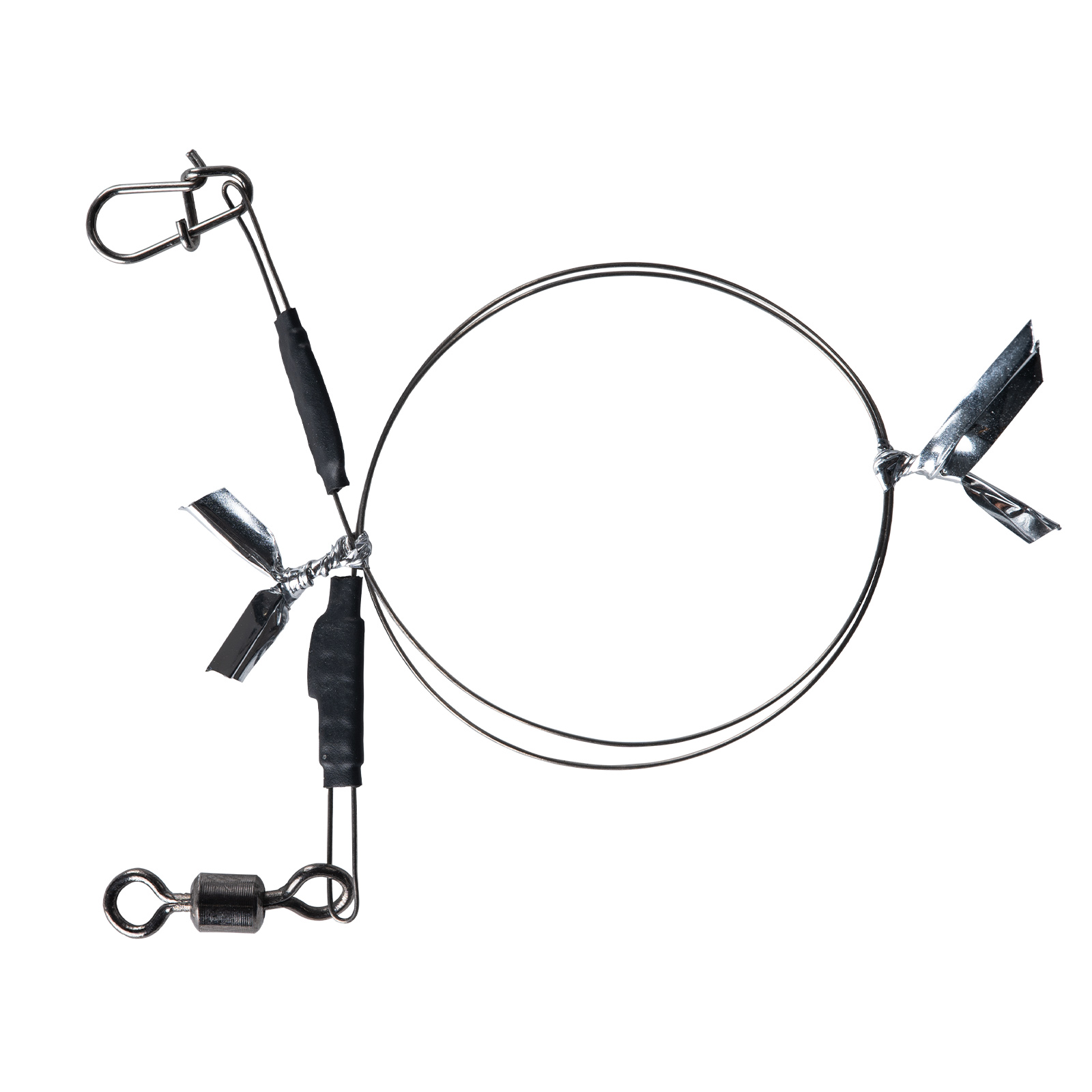 BKK 7×7 Wire leader Allround Duolock Snap 15cm 6kg Stahlvorfach
