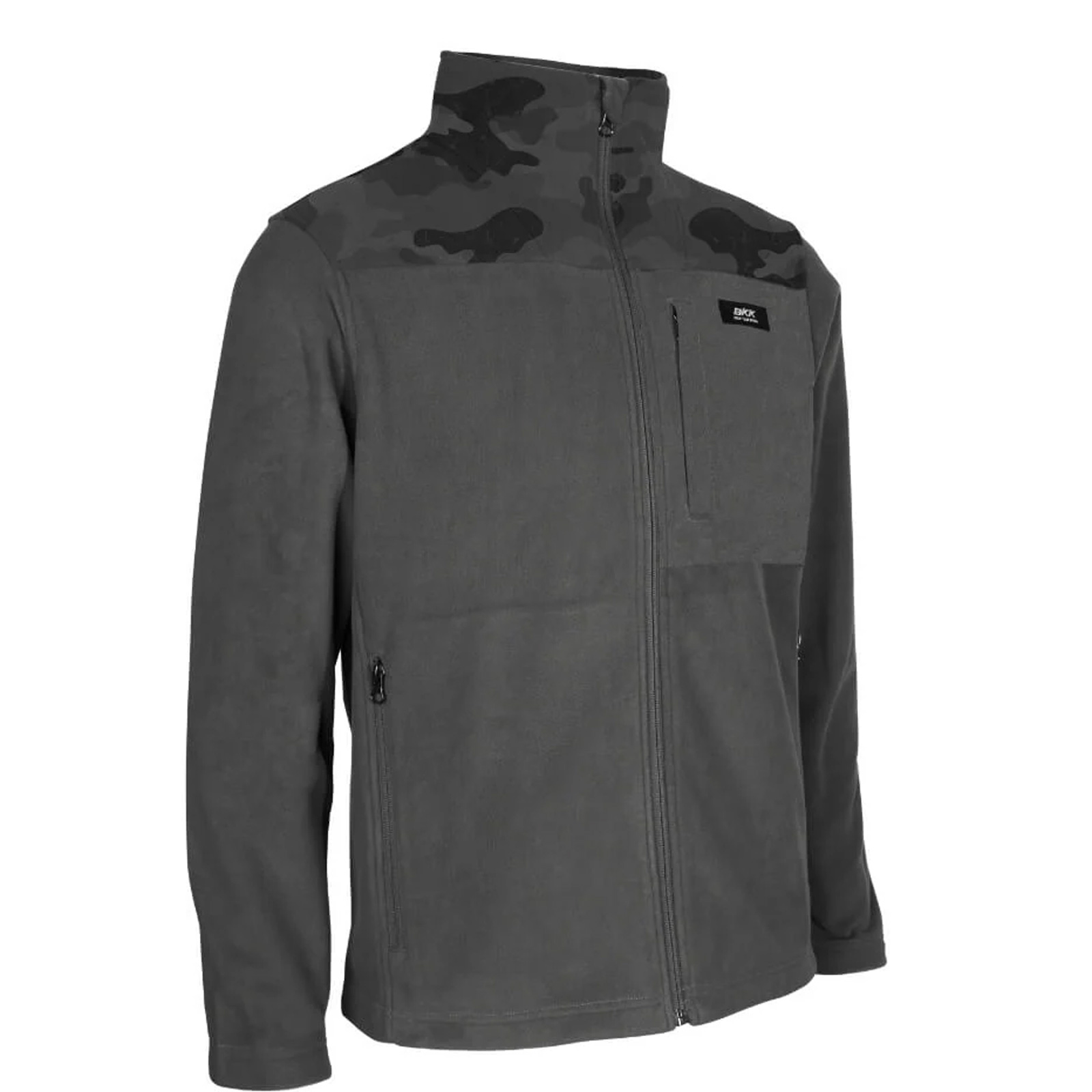 BKK Heavy Fleece Grey/Camo M Fleecejacke