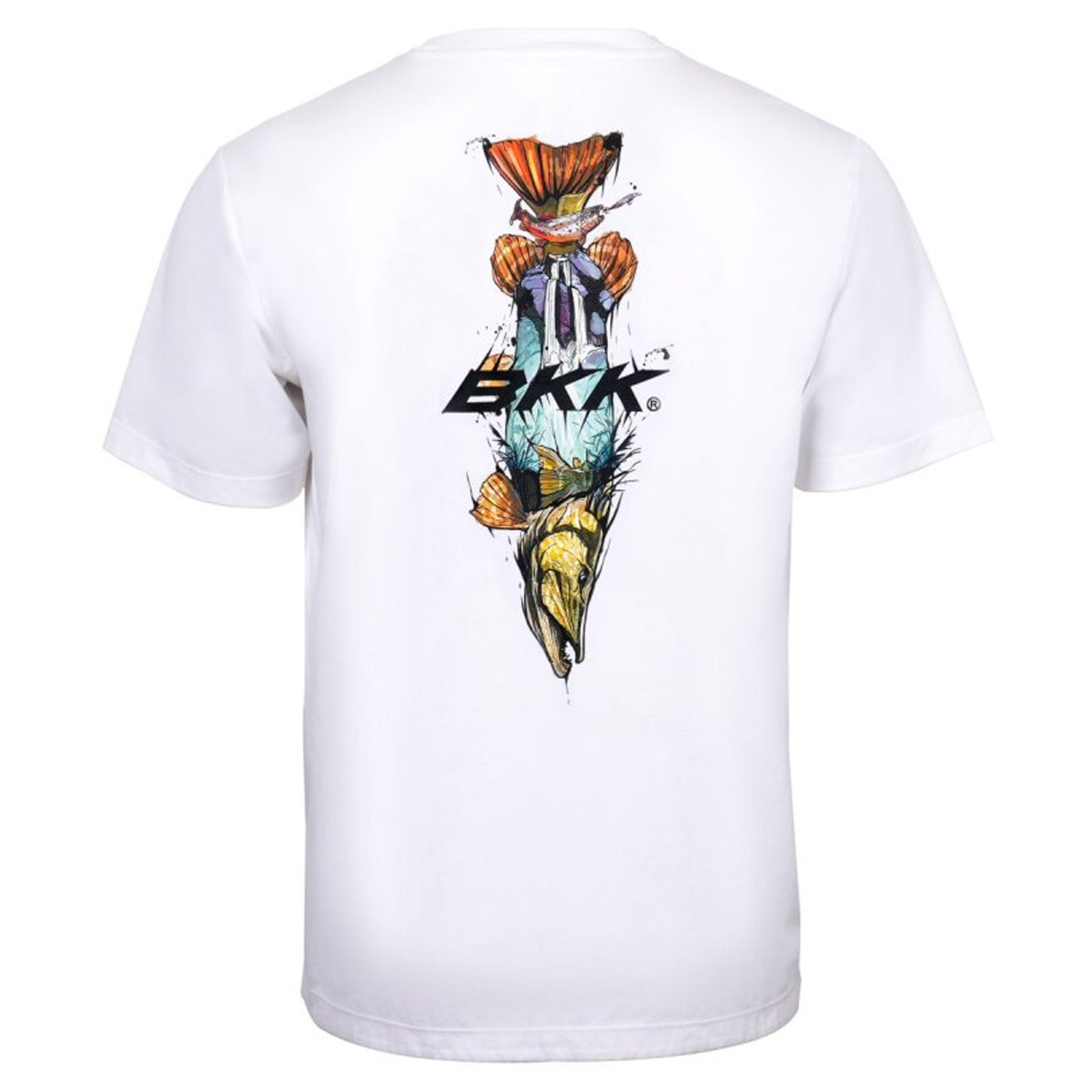 BKK Short Sleeve Casual Shirt – Brand Values Pike – White Gr. S T-Shirt