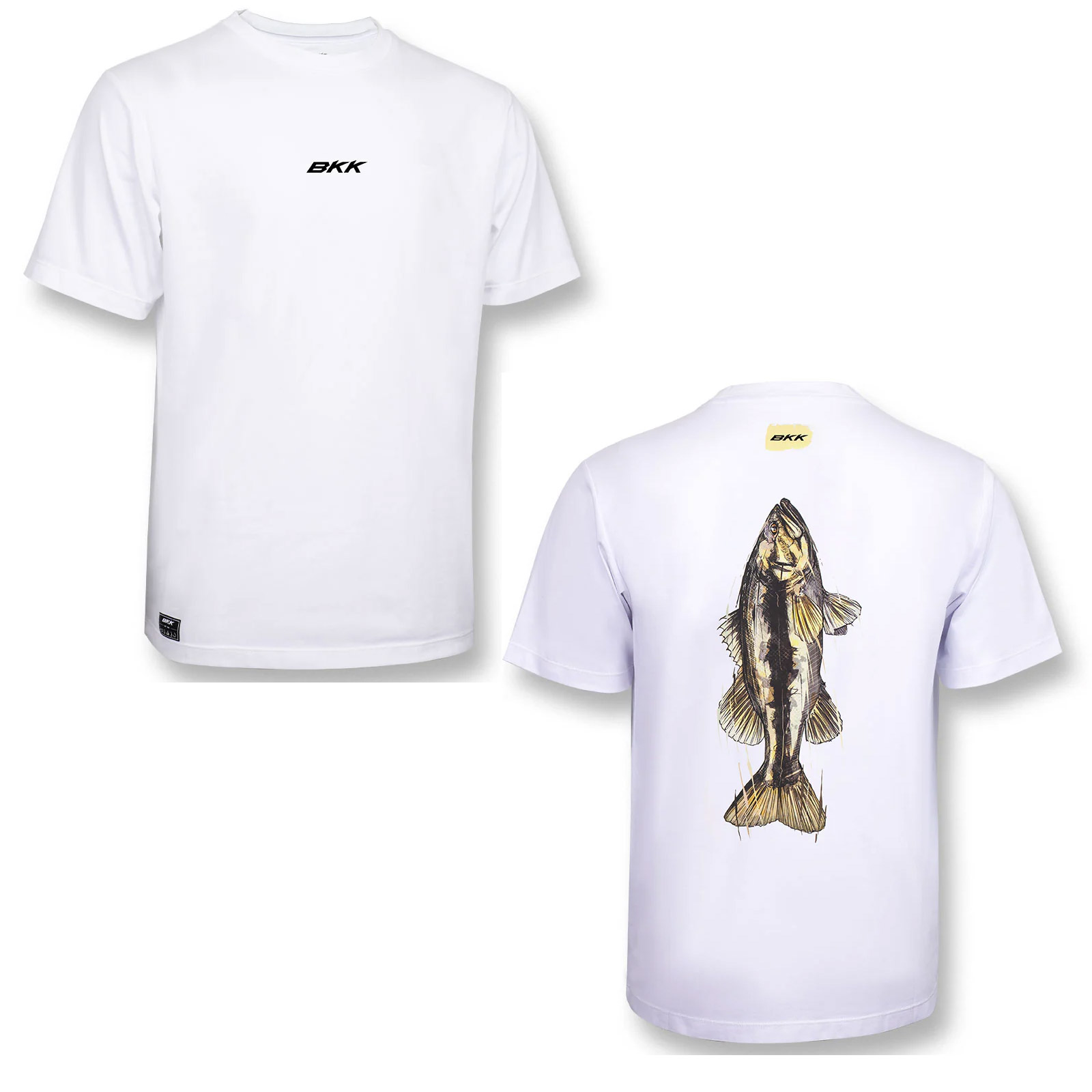 BKK Short Sleeve Casual Shirt Bass White Gr.S T-Shirt