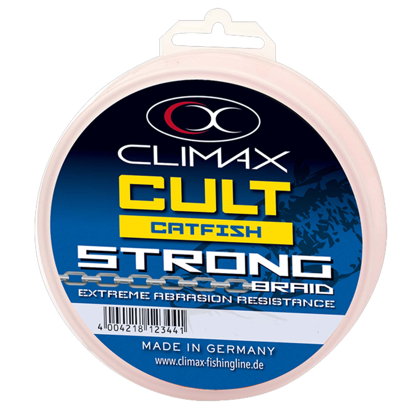 Climax Catfish strong 0,40mm 40kg Weiß Welsangelschnur Geflochten Meterware