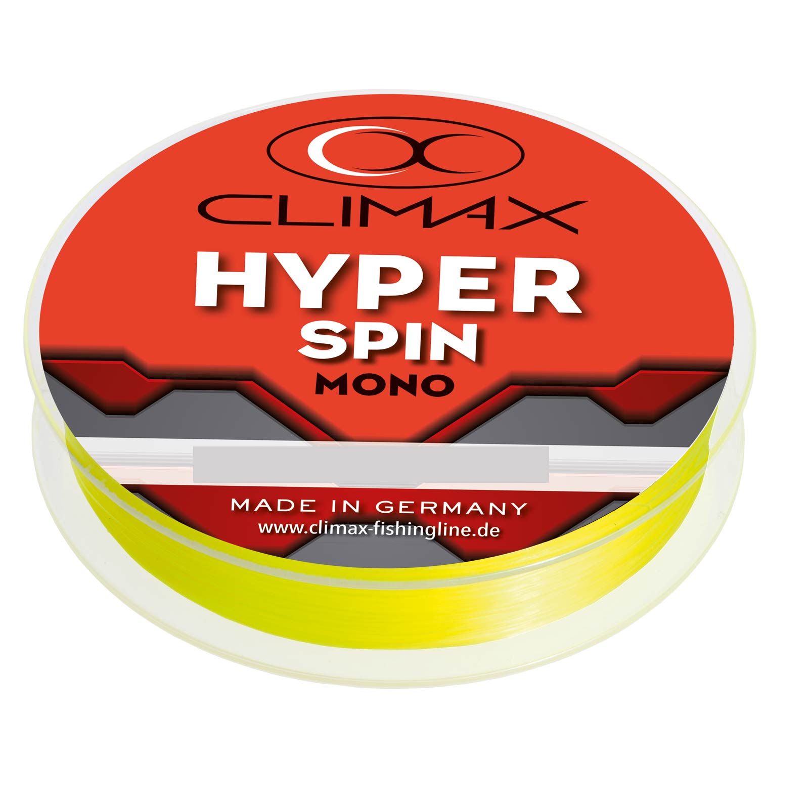 Climax Hyper Spin Fluogelb 300m 0,18mm monofile Angelschnur