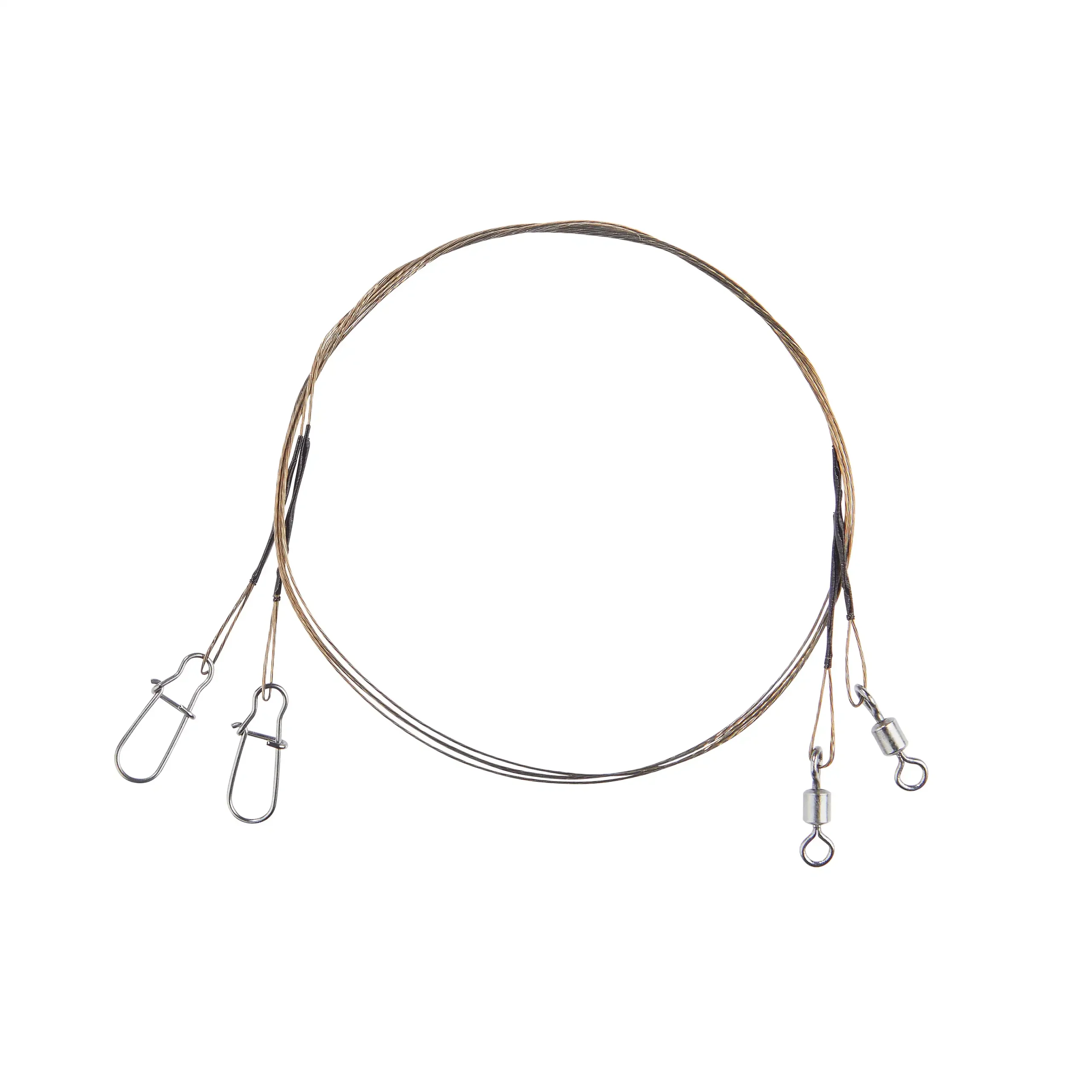 Balzer 1x7 Niroflex Karabiner/Wirbel 25cm 9kg