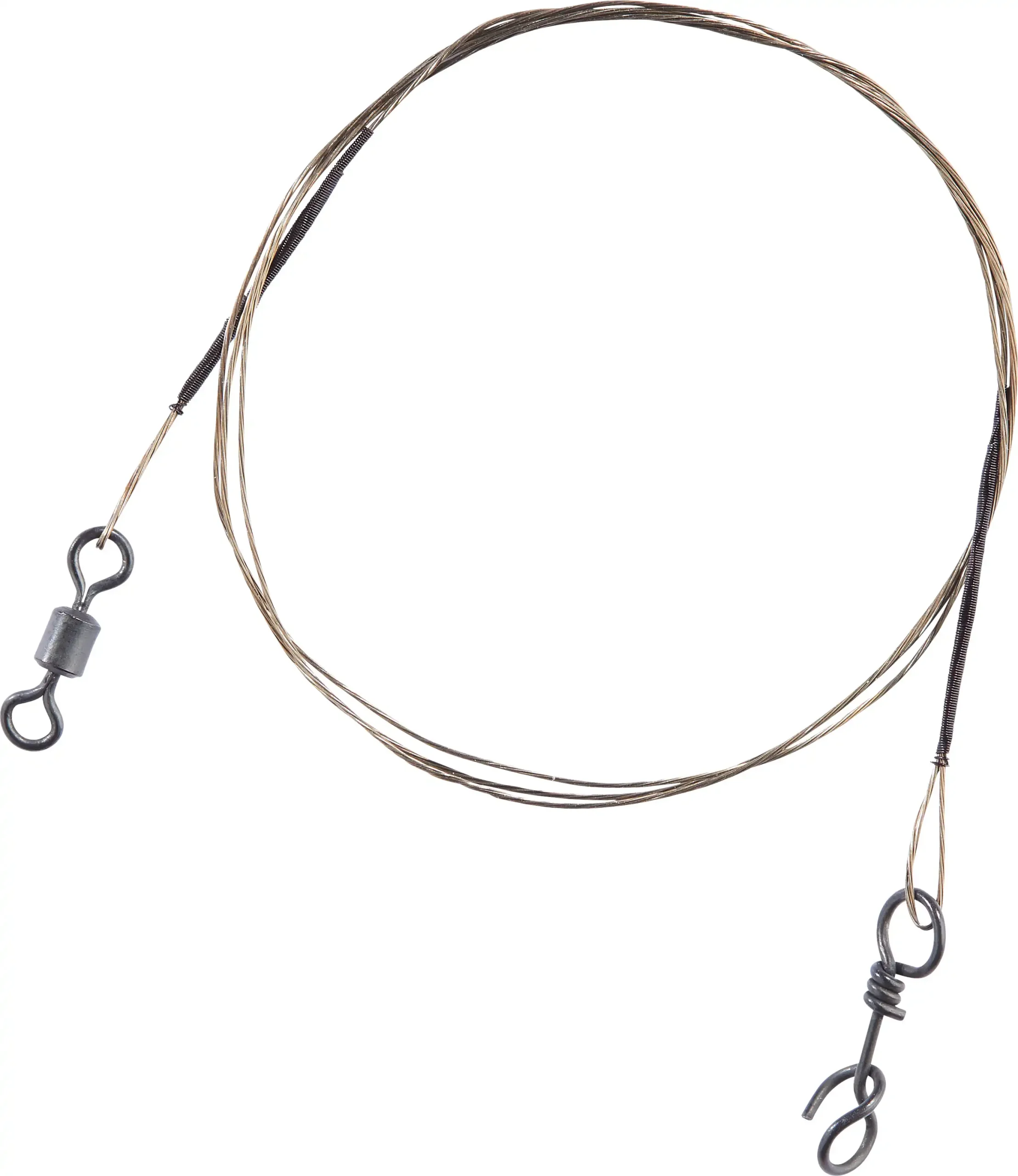 Balzer 1x7 Stahlvorfach mit Schnellwechsel Clip 50cm 9kg
