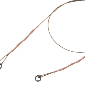 Balzer 7×7 Stahlvorfach mit Solid Ring und Snap 21cm 13kg