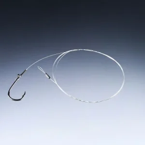 Balzer Zander Fluorocarbon-Vorfach mit Einzelhaken #4/0 80cm 0,35mm