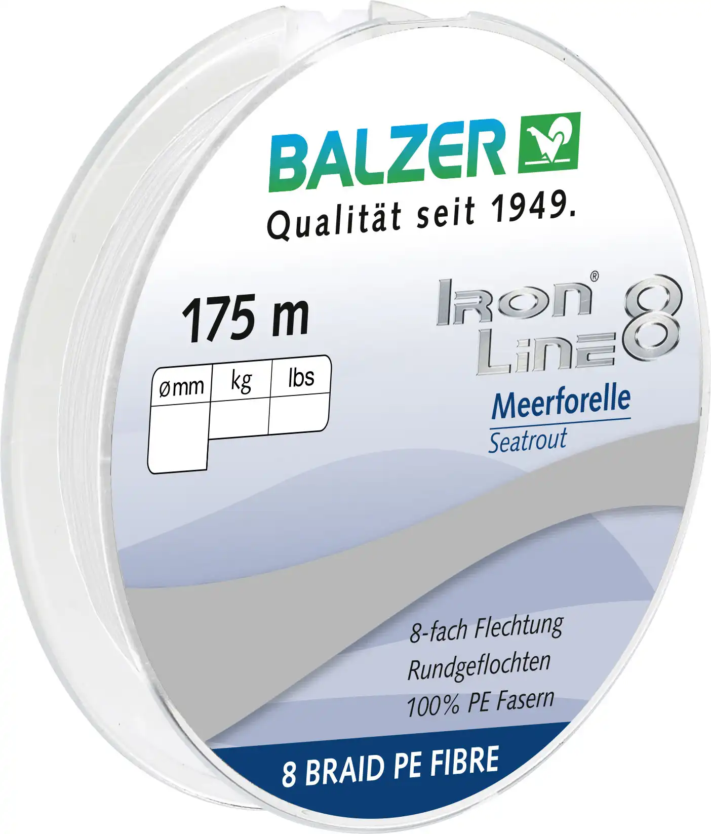 Balzer Ironline 8x Seatrout 175m 0,12mm 9,8kg
