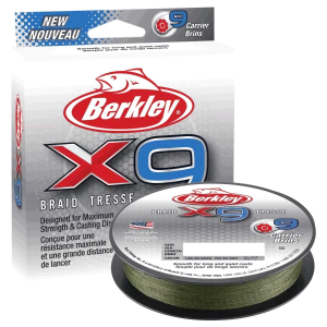 Berkley X9 Braid 150m Low-Vis Green 0,30mm 31,5kg