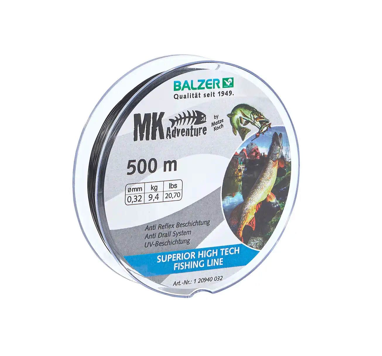 Balzer MK Adventure Deadbait Monofile Schnur 0,35mm