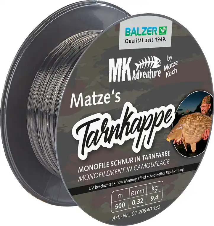 Balzer Matzes Tarnkappe Camou Karpfenschnur 500m Camo 0,38mm