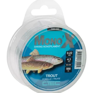 C-Tec Mono’X Trout 500m Clear 0,20mm