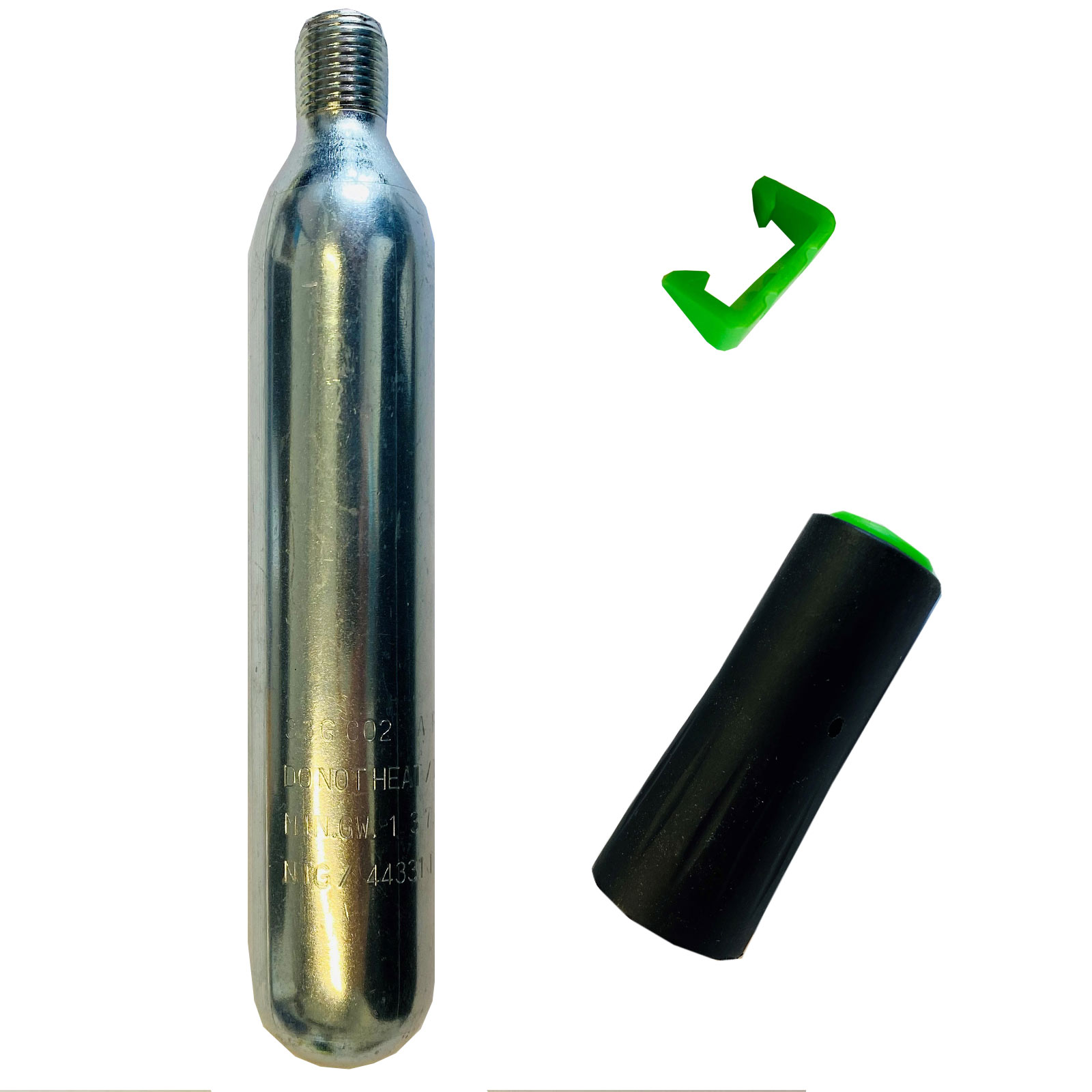 Rettungswesten Zubehör Set – 33g CO2 Patrone + Sicherungslip + Auslösekit
