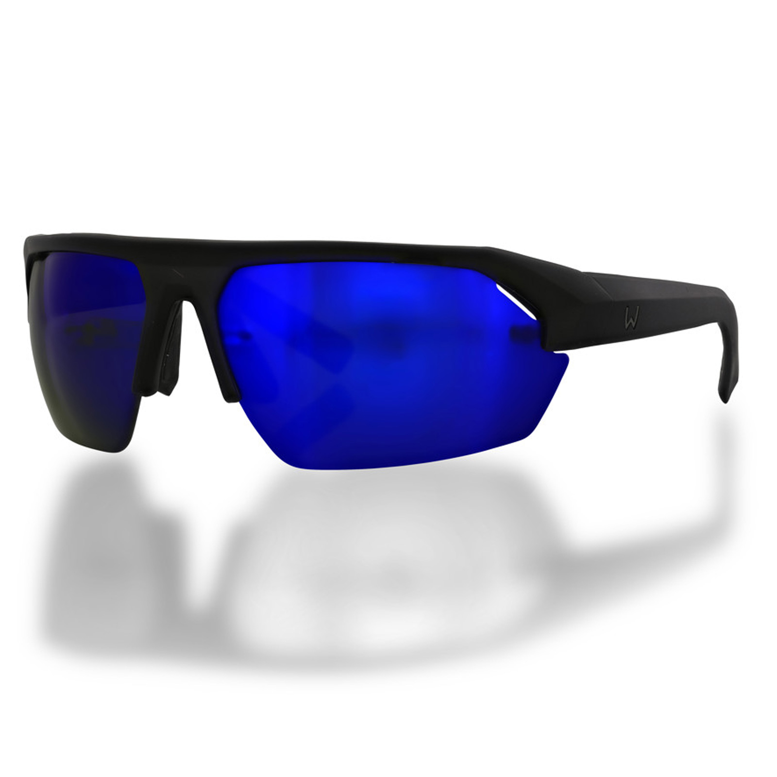 Westin W6 Sport 25 Matte Black/Blue Polarisationsbrille