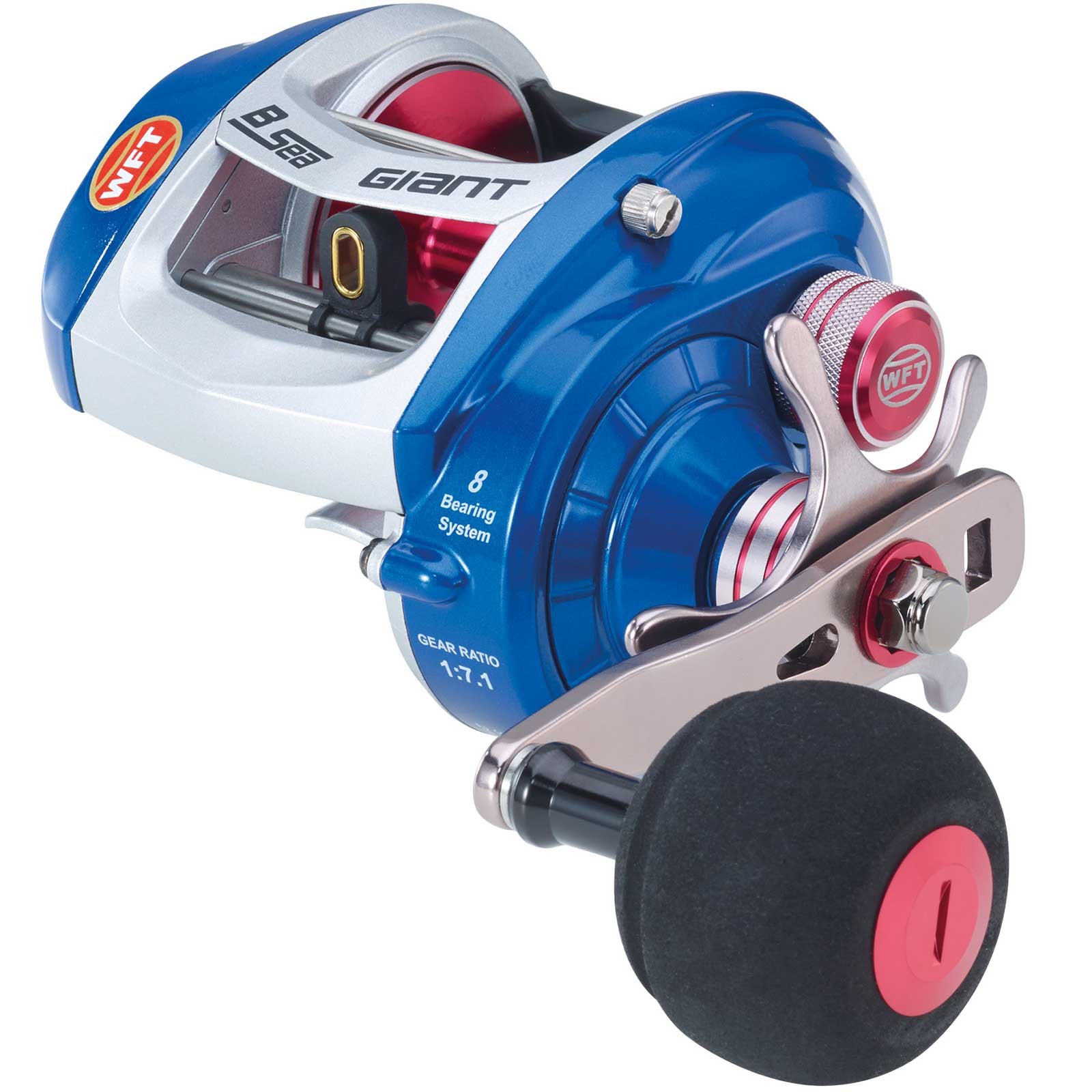 WFT B-Sea Giant mit Power Handle Linkshand – inkl. Ersatzspule