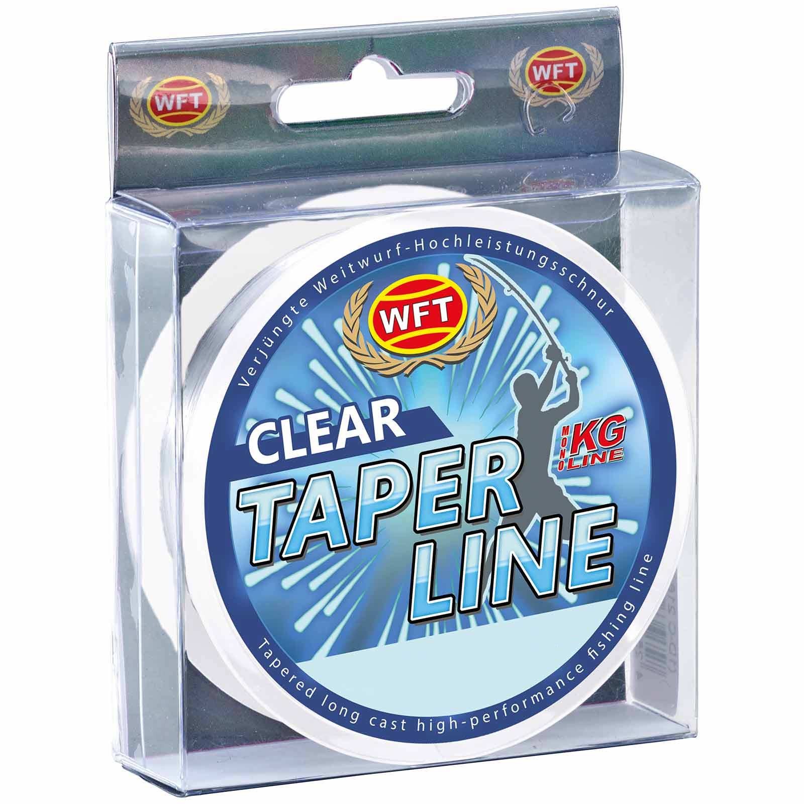 WFT Taper Line 240m Clear 0,28-0,57mm Angelschnur