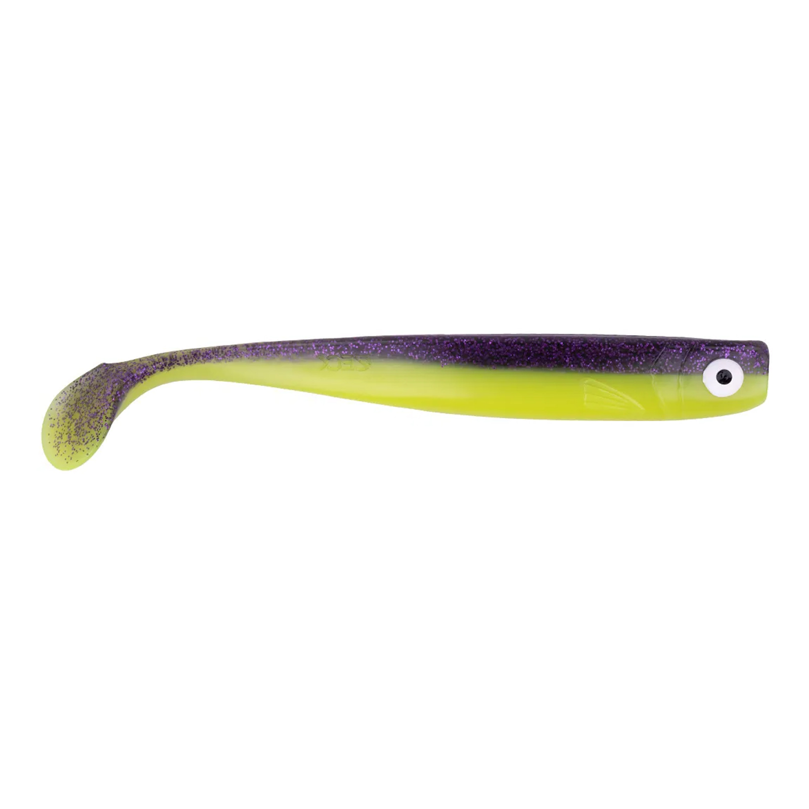 Zeck ZANDER Gummi 16cm Purple ChartreuseGummifisch