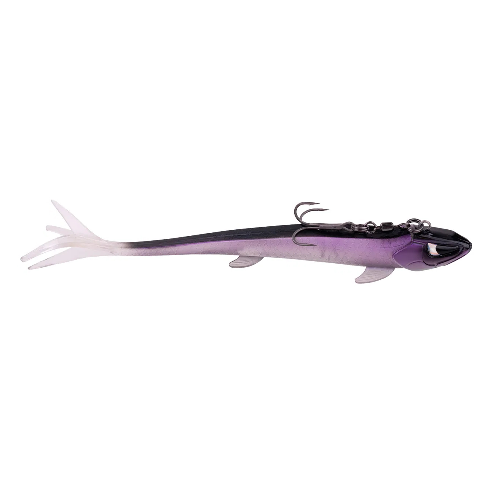 Zeck ZANDER Pelagi Set 20cm 60g Vio Pearl Gummifisch montiert